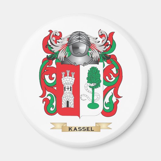 Wapen van Kassel (Family Crest) Magneet (Voorkant)