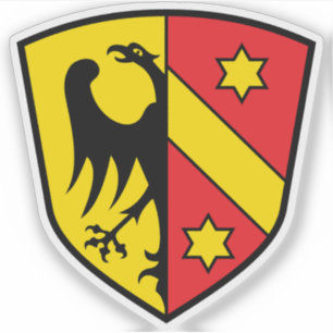 Wapen van Kaufbeuren, Duitsland Sticker