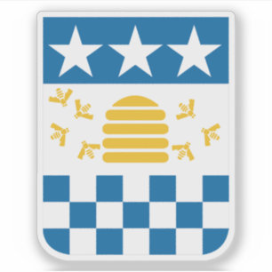 Wapen van La Chaux-de-Fonds, Zwitserland Sticker