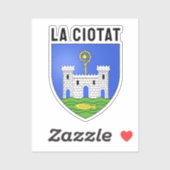 Wapen van La Ciotat - Frankrijk Sticker (Vel)