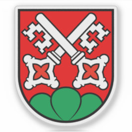 Wapen van La Neuveville, Zwitserland Sticker
