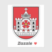 Wapen van Landshut, Duitsland Sticker (Vel)