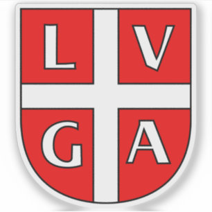Wapen van Lugano, Zwitserland Sticker