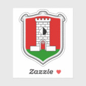 Wapen van Lysá nad Labem, Tsjechië Sticker (Vel)