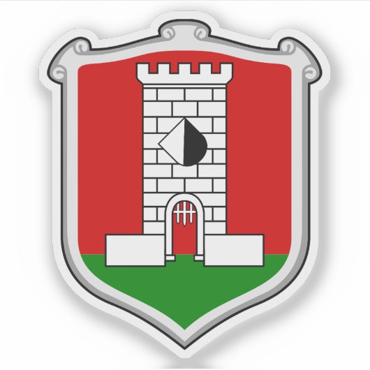 Wapen van Lysá nad Labem, Tsjechië Sticker (Voorkant)