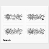  wapen van Manitoba Rechthoekige Sticker (Vel)