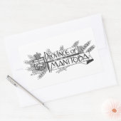  wapen van Manitoba Rechthoekige Sticker (Envelop)