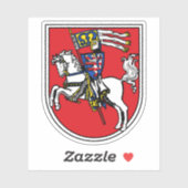 Wapen van Marburg, Duitsland Sticker (Vel)