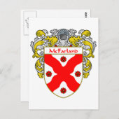 Wapen van McFarland (Mantled) Briefkaart (Voorkant / Achterkant)