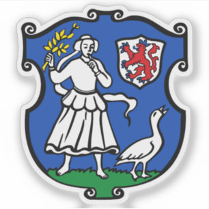 Wapen van Monheim am Rhein, Duitsland Sticker