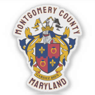Wapen van Montgomery County, Maryland Sticker