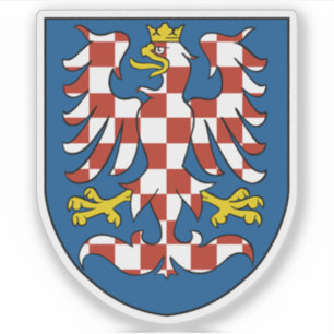 Wapen van Moravië, historische regio Sticker