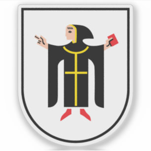 Wapen van München (München), Duitsland Sticker