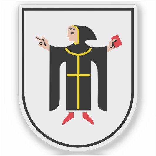 Wapen van München (München), Duitsland Sticker (Voorkant)
