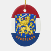 Wapen van Nederland Keramisch Ornament (Voorkant)