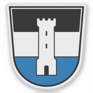 Wapen van Neu-Ulm, Duitsland Sticker