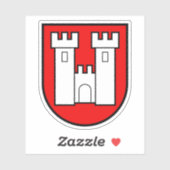 Wapen van Niedersimmental, Zwitserland Sticker (Vel)