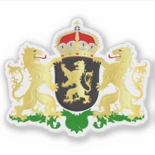 Wapen van Noord-Brabant, Nederland Sticker