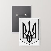 Wapen van Oekraïne Button (Voorkant / Achterkant)