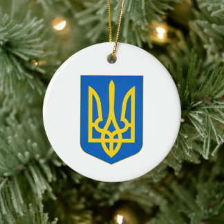 Wapen van Oekraïne Keramisch Ornament