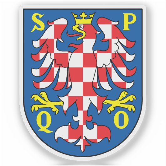 Wapen van Olomouc, Tsjechië Sticker (Voorkant)