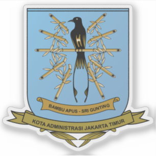 Wapen van Oost-Jakarta, Indonesië Sticker