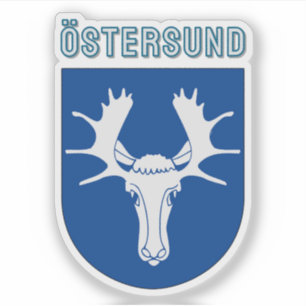 Wapen van Östersund - Zweden Sticker