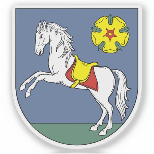 Wapen van Ostrava, Tsjechië Sticker (Voorkant)