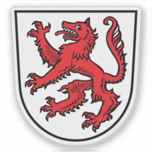 Wapen van Passau, Duitsland Sticker