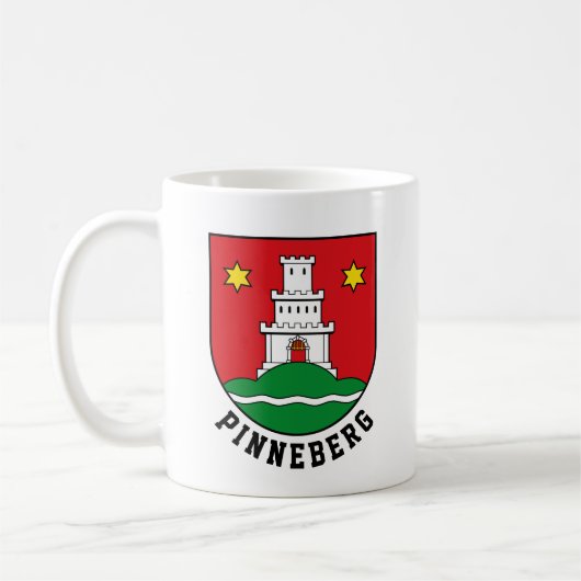 Wapen van Pinneberg, Duitsland Koffiemok (Links)