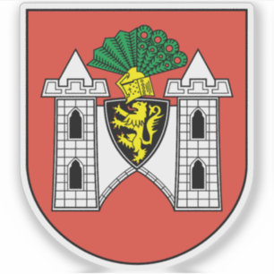 Wapen van Plauen, Duitsland Sticker
