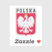 Wapen van Polen Sticker (Vel)