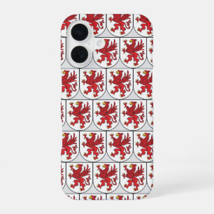 Wapen van Pommeren Majestueuze Griffin Kunst iPhone 16 Hoesje