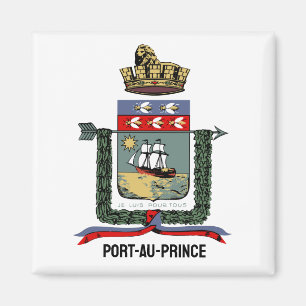Wapen van Port-au-Prince, HAÏTI Magneet