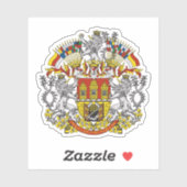 Wapen van Praag, Tsjechië Sticker (Vel)
