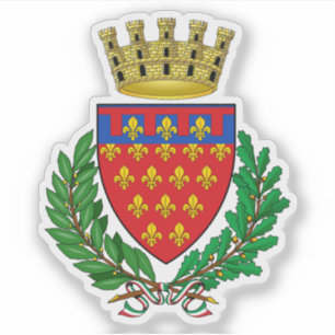 Wapen van Prato, Italië Sticker