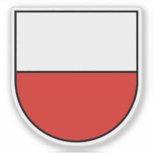 Wapen van Rottenburg am Neckar, Duitsland Sticker