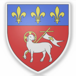 Wapen van Rouen, Seine-Maritime, Normandië Sticker