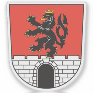 Wapen van Rožnov pod Radhoštěm, Tsjechië Sticker
