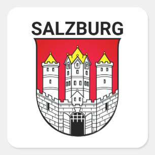 wapen van Salzburg - OOSTENRIJK Vierkante Sticker
