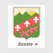 Wapen van San Francisco de Macoris Sticker (Vel)