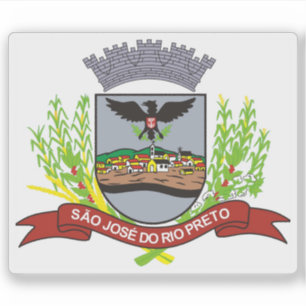 Wapen van São José do Rio Preto, Brazilië Sticker