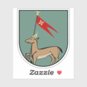 Wapen van Shirvan, Azerbeidzjan Sticker (Vel)