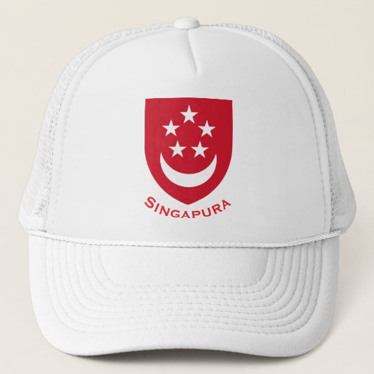 Wapen van Singapore Trucker Pet (Voorkant)
