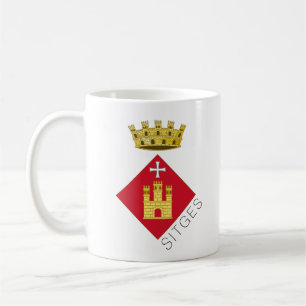 Wapen van Sitges, Catalonië (ESP) Koffiemok