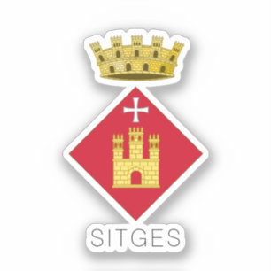 Wapen van Sitges, Catalonië (ESP) Sticker