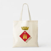 wapen van Sitges, Catalonië (ESP) Tote Bag (Achterkant)