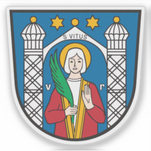Wapen van St. Veit an der Glan, Oostenrijk Sticker