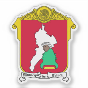 Wapen van Toluca de Lerdo, Mexico Sticker
