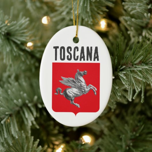 Wapen van Toscane, ITALIË Keramisch Ornament (Boom)